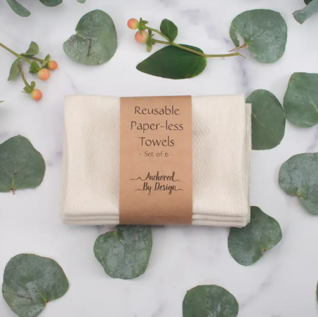 Reusable Paperless Towels - Set of 12