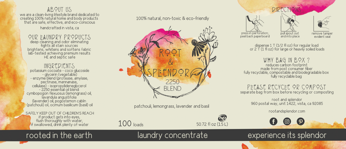 Laundry Concentrate for a Year Bundle