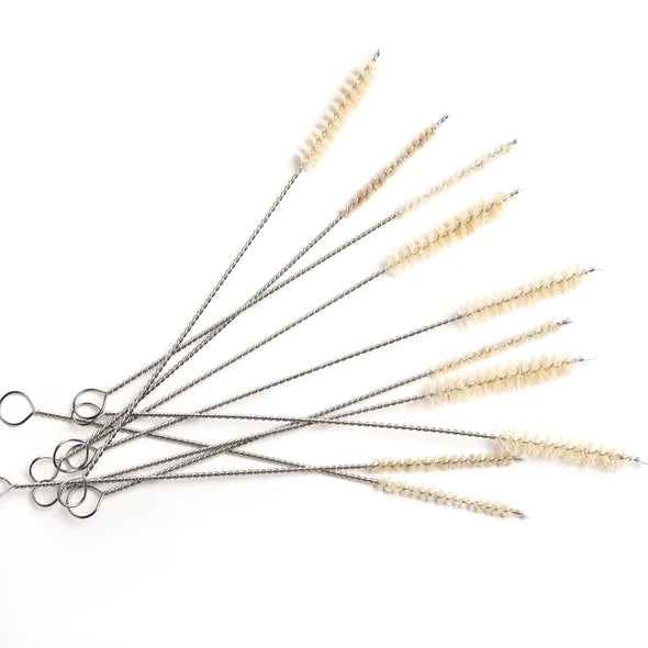 Agave Fiber Straw Brush (Plastic-Free)