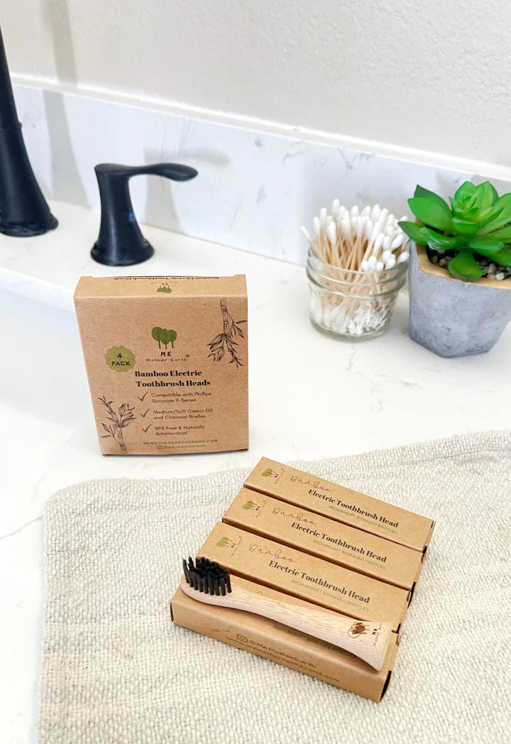 Bamboo Electric Toothbrush Head