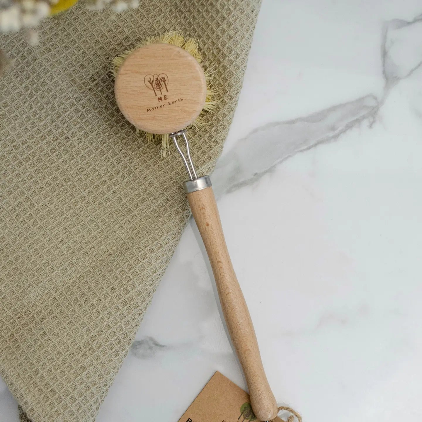 Long Handle Dish Brush with Replaceable Head