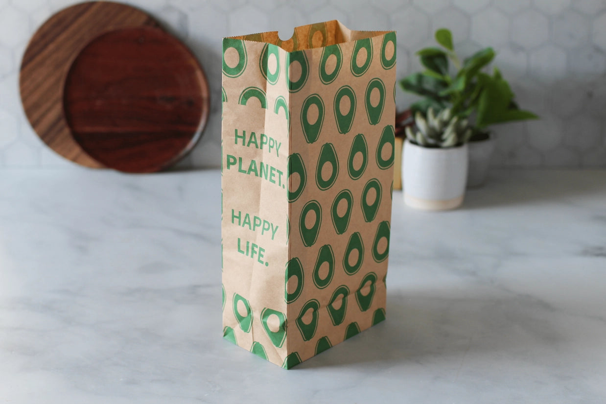 Recyclable Paper Lunch Sacs