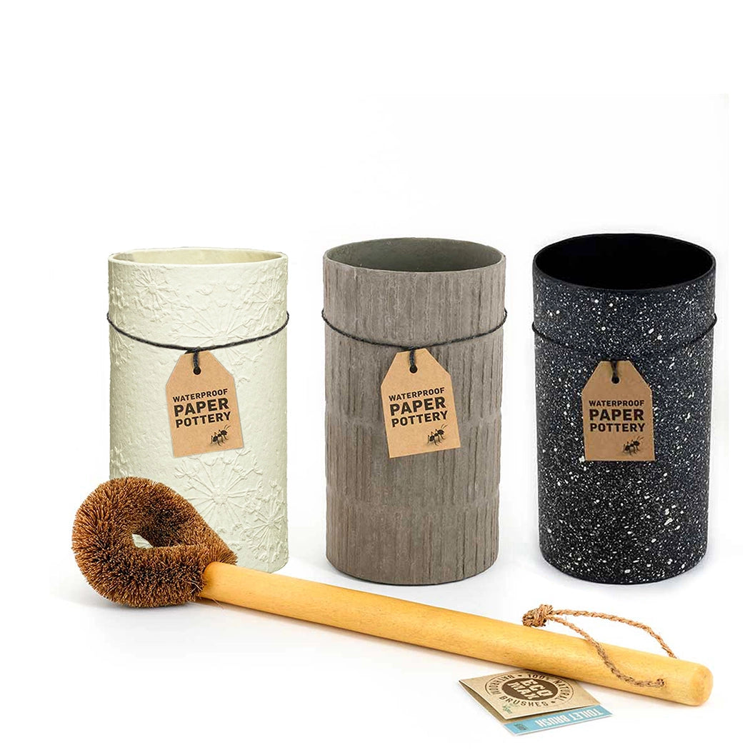 Toilet Brush & Paper Holder โ ROOT and SPLENDOR