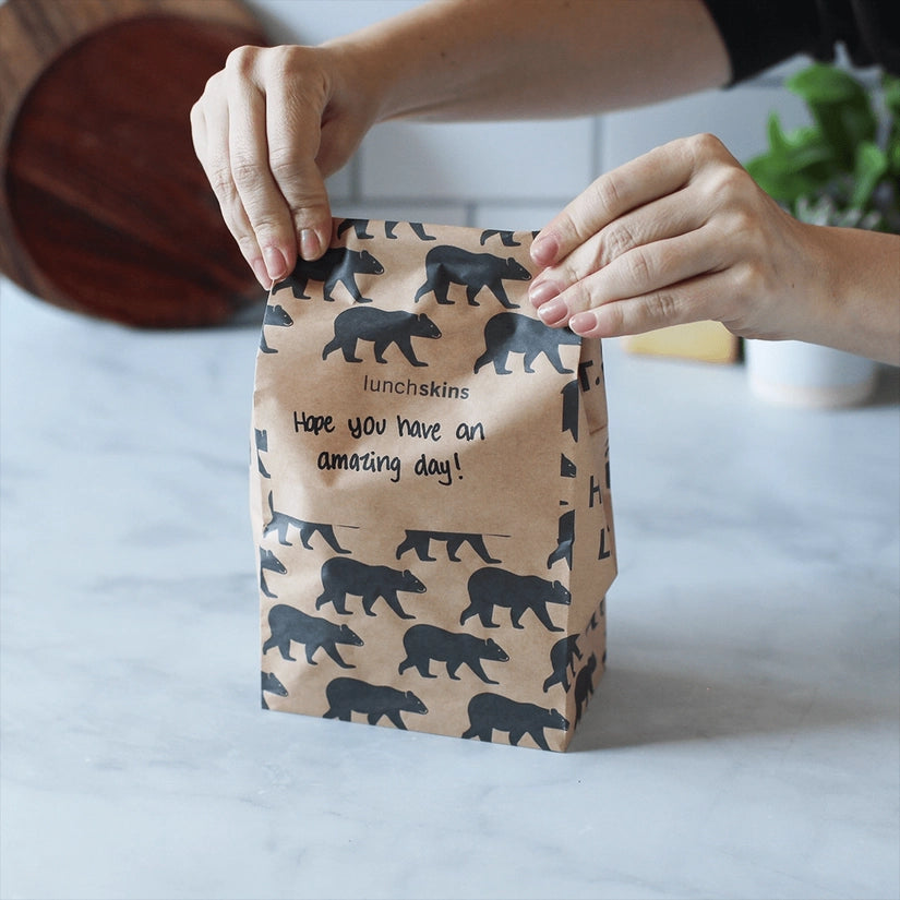 Recyclable Paper Lunch Sacs