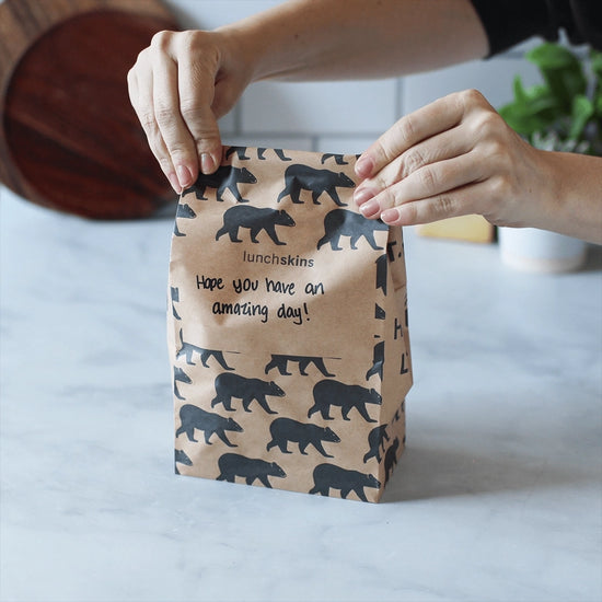 Recyclable Paper Lunch Sacs