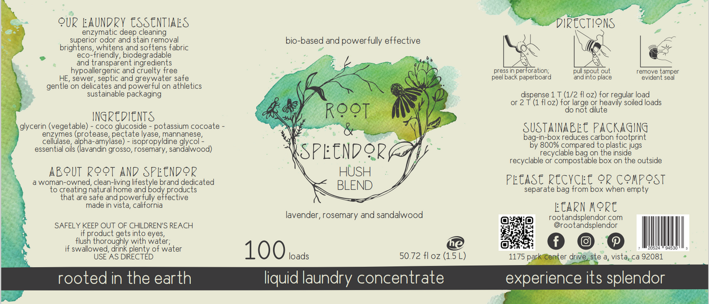 Root & Splendor  Nature's Most Powerful BioActive Laundry