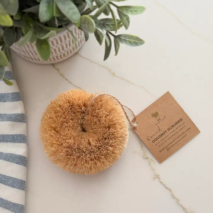 Round Coconut Scrubbie