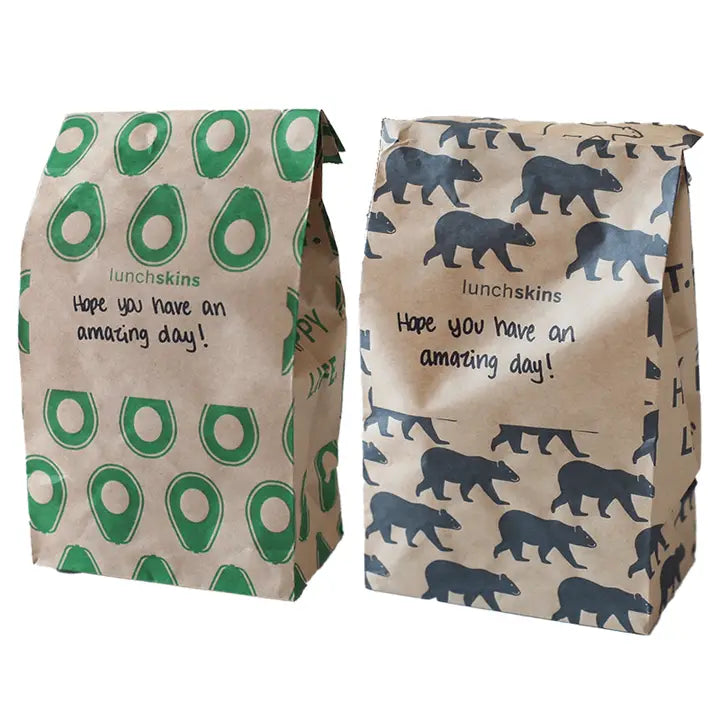 Recyclable Paper Lunch Sacs