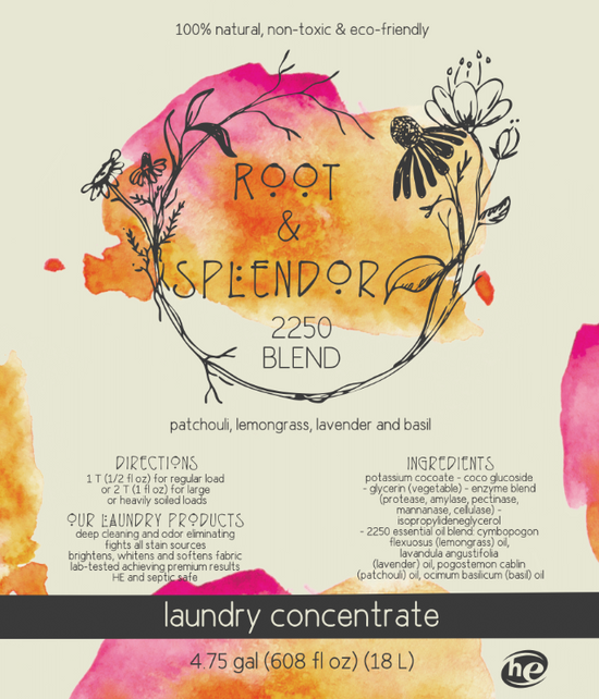 Laundry Soap (64 loads) with Bamboo Measuring Cup