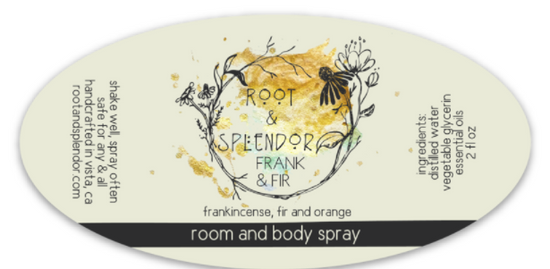 Frank & Fir - frankincense, fir & orange